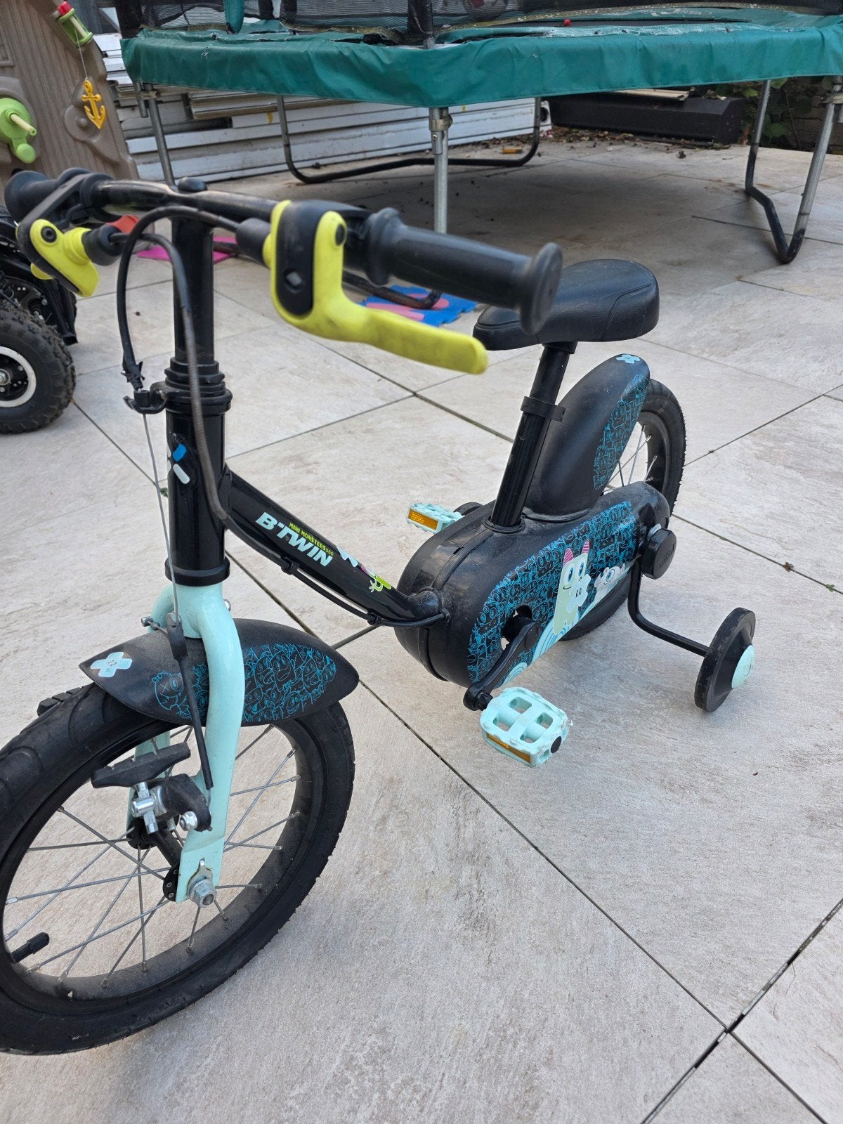kinderfiets, Ophalen