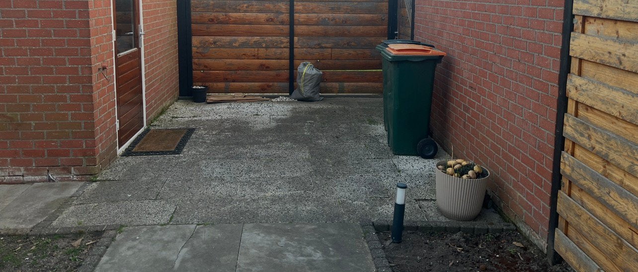 Grindtegels 60x40, Tuin en Terras, Ophalen, Gebruikt