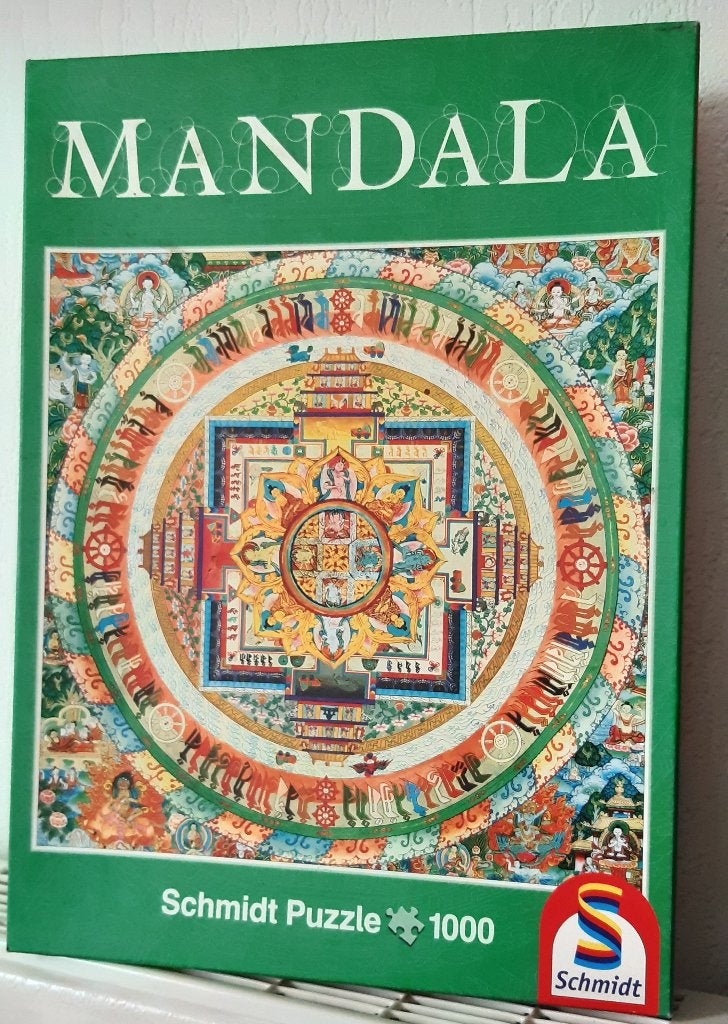 Mandala puzzel, Ophalen of Verzenden, 500 t/m 1500 stukjes, Zo goed als nieuw, Legpuzzel