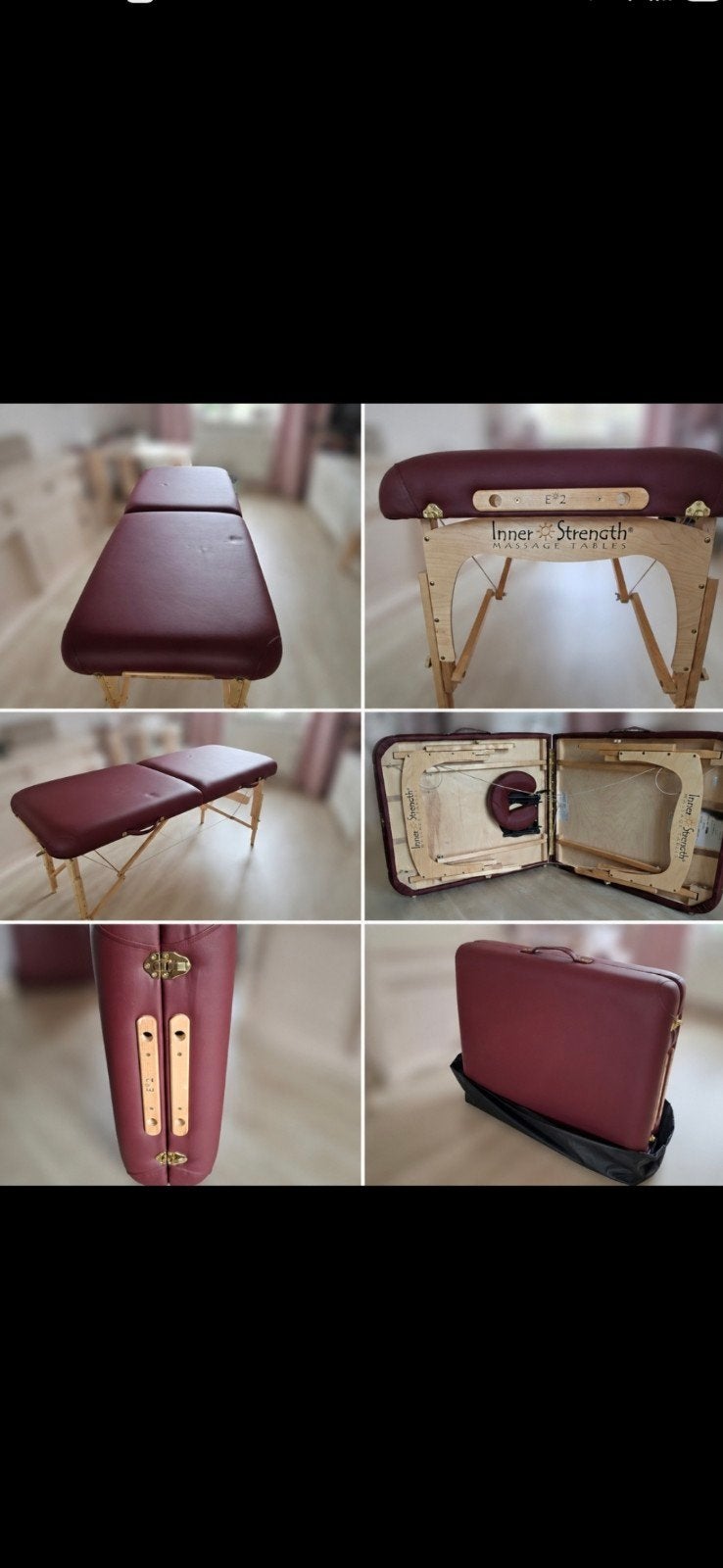 Stevige gebruikte massagetafel, Sport en Fitness, Massageproducten, Ophalen, Massagetafel
