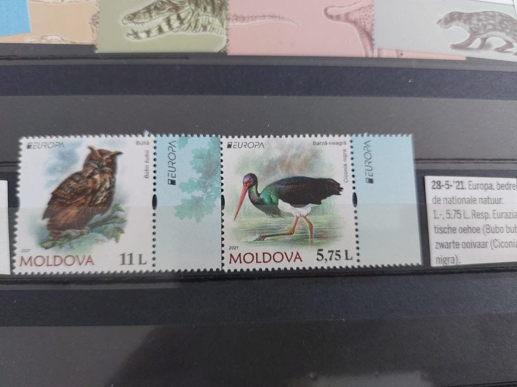 EU  vogels  Moldavie, Verzenden, Postfris, Dier of Natuur