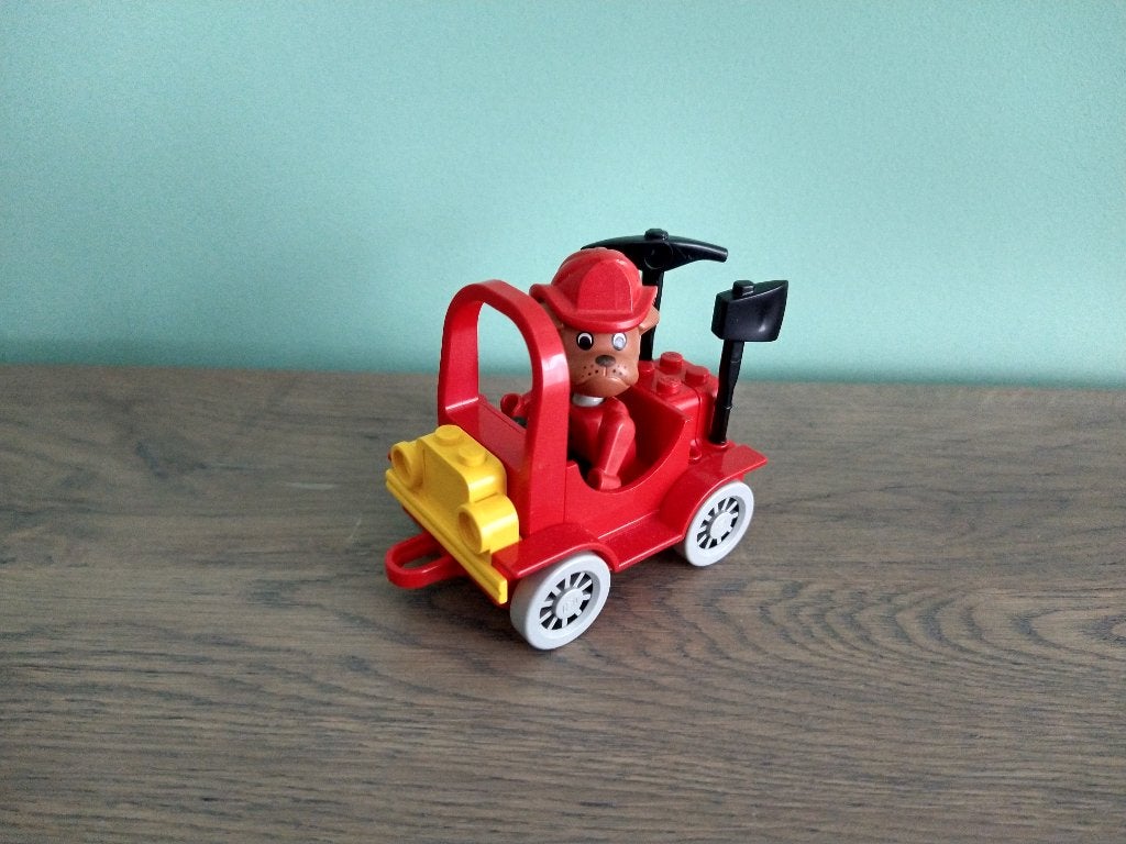 Lego Fabuland 3797 Fire Chieff Bart Bulldog, Lego, Ophalen of Verzenden, Zo goed als nieuw, Complete set