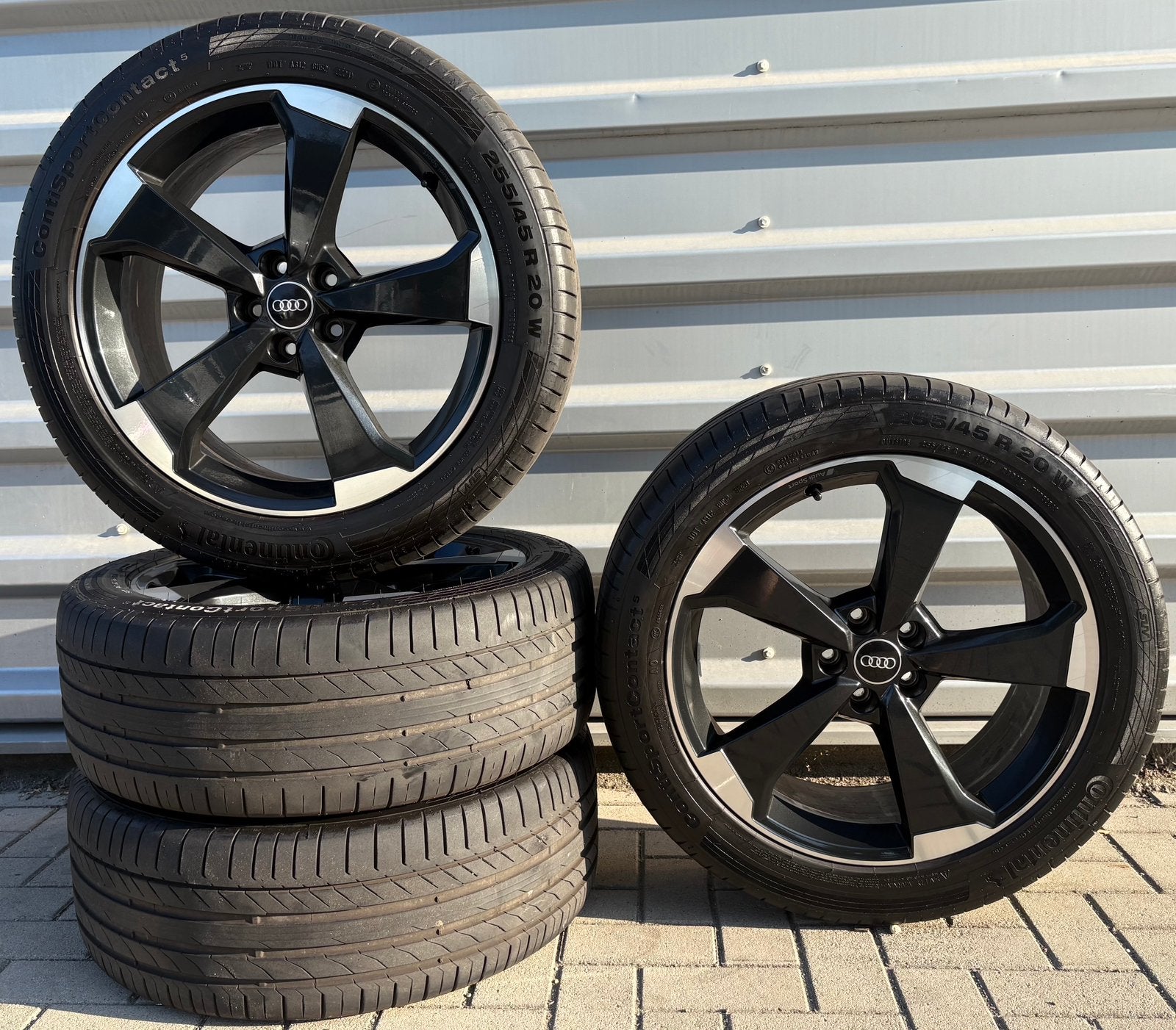 Orginele 20'' Rotor Audi Sport Zomerwielen 80A601025AQ, Ophalen, Gebruikt, 255 mm, Banden en Velgen