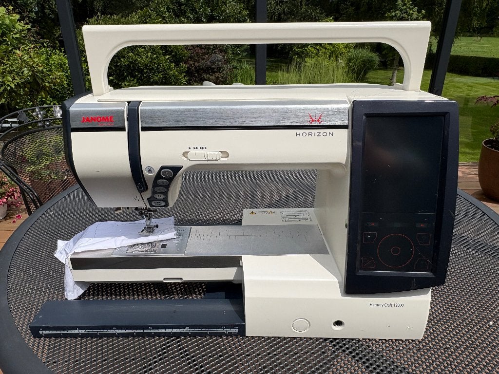 Janome Horizon Memory Craft 12000, Ophalen, Gebruikt, Naaimachine, Janome