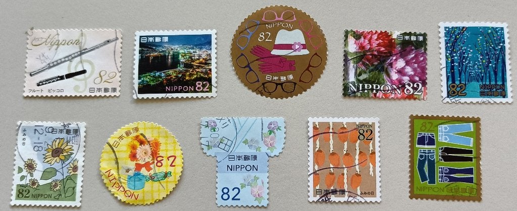 Japan divers 5 gest, Ophalen of Verzenden, Gestempeld, Oost-Azië