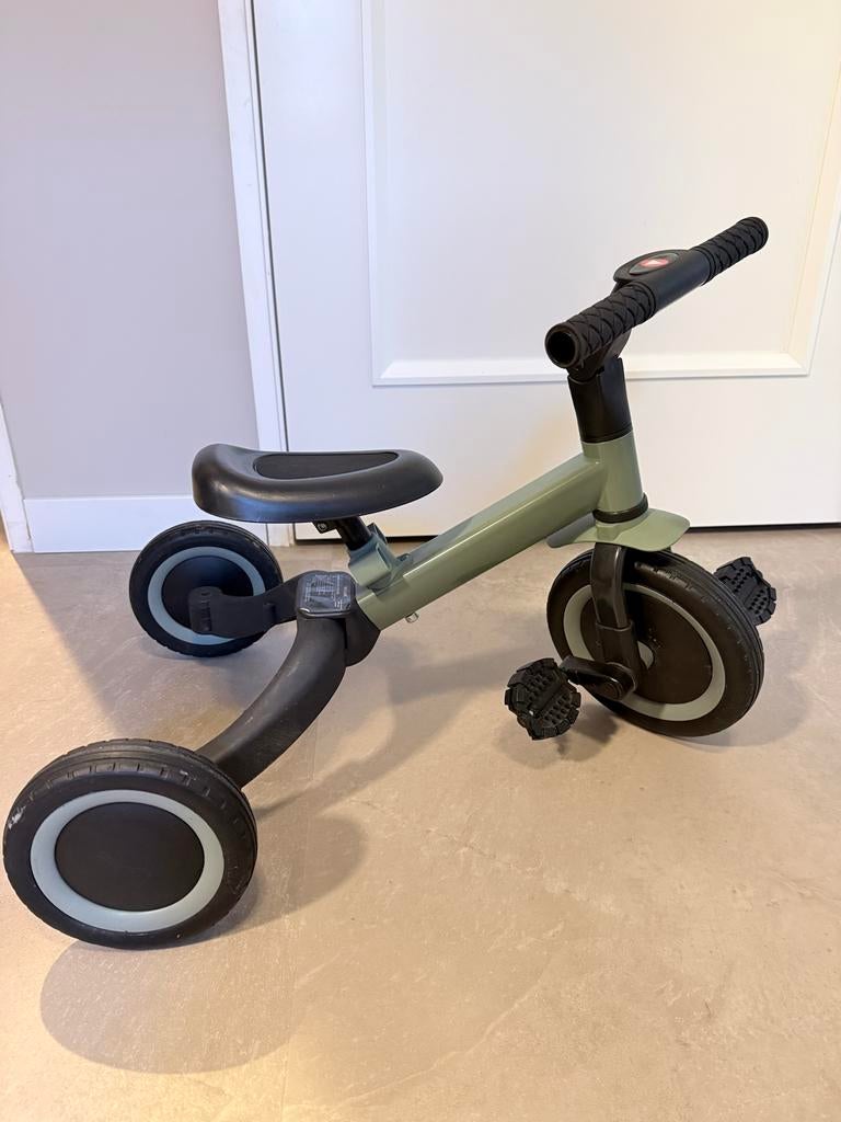 Topmark 4 in 1 Loopfiets Kaya – Groen, Fietsen en Brommers, Ophalen, Zo goed als nieuw