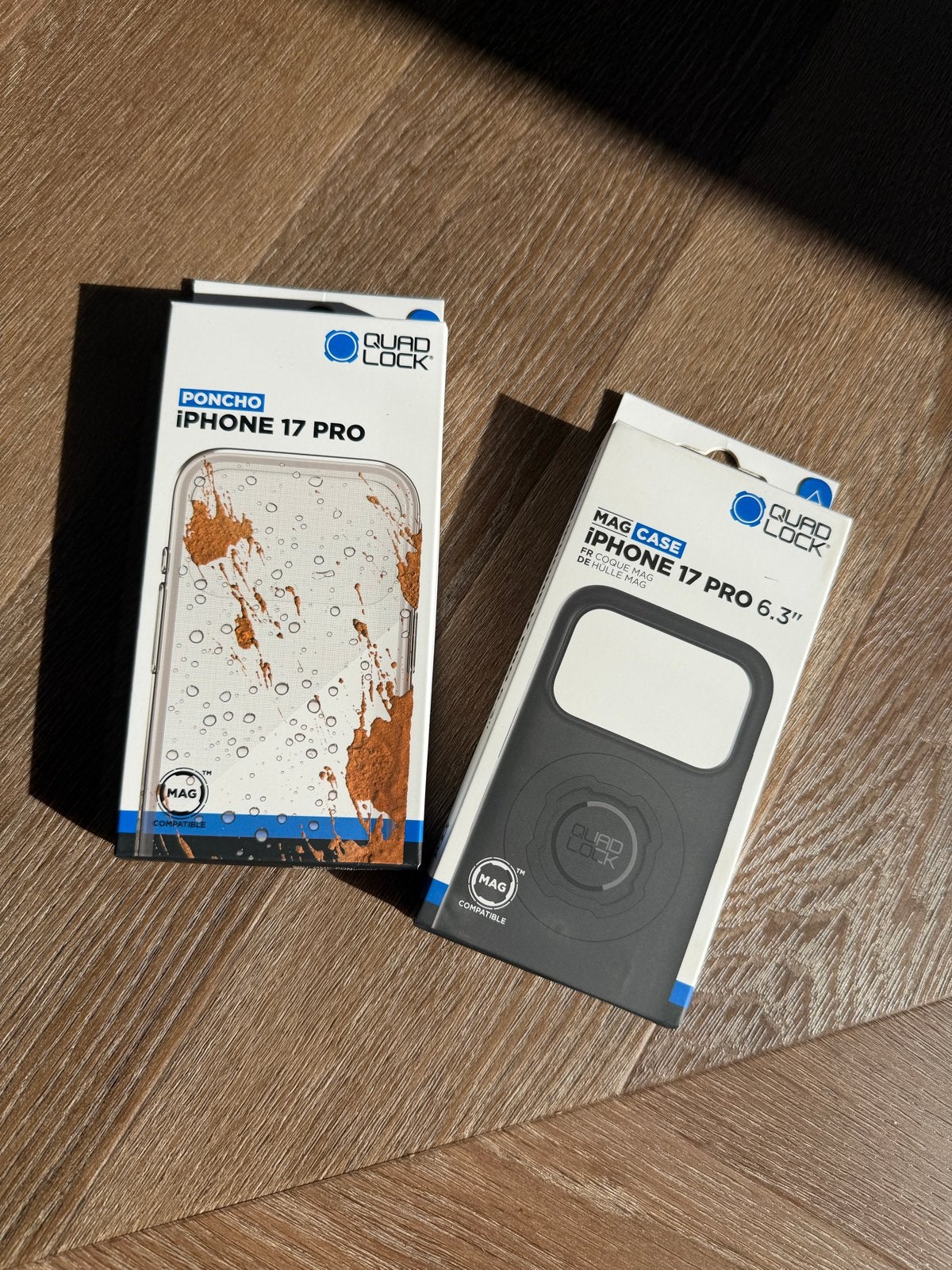 Nieuwe Quad Lock Mag Case & Poncho voor iPhone 17 Pro, Zwart, Quad Lock, Nieuw, Hoesje of Tasje