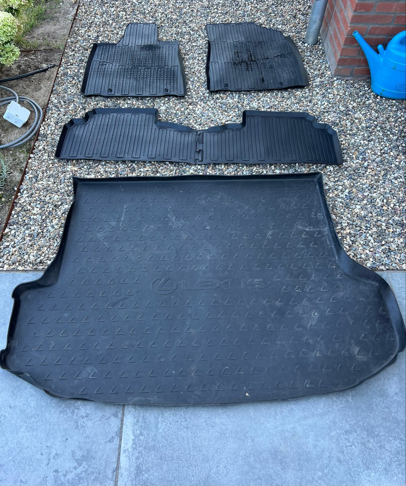 Originele Lexus Rubberen Mattenset RX450h (2009-2015), Ophalen of Verzenden, Zo goed als nieuw