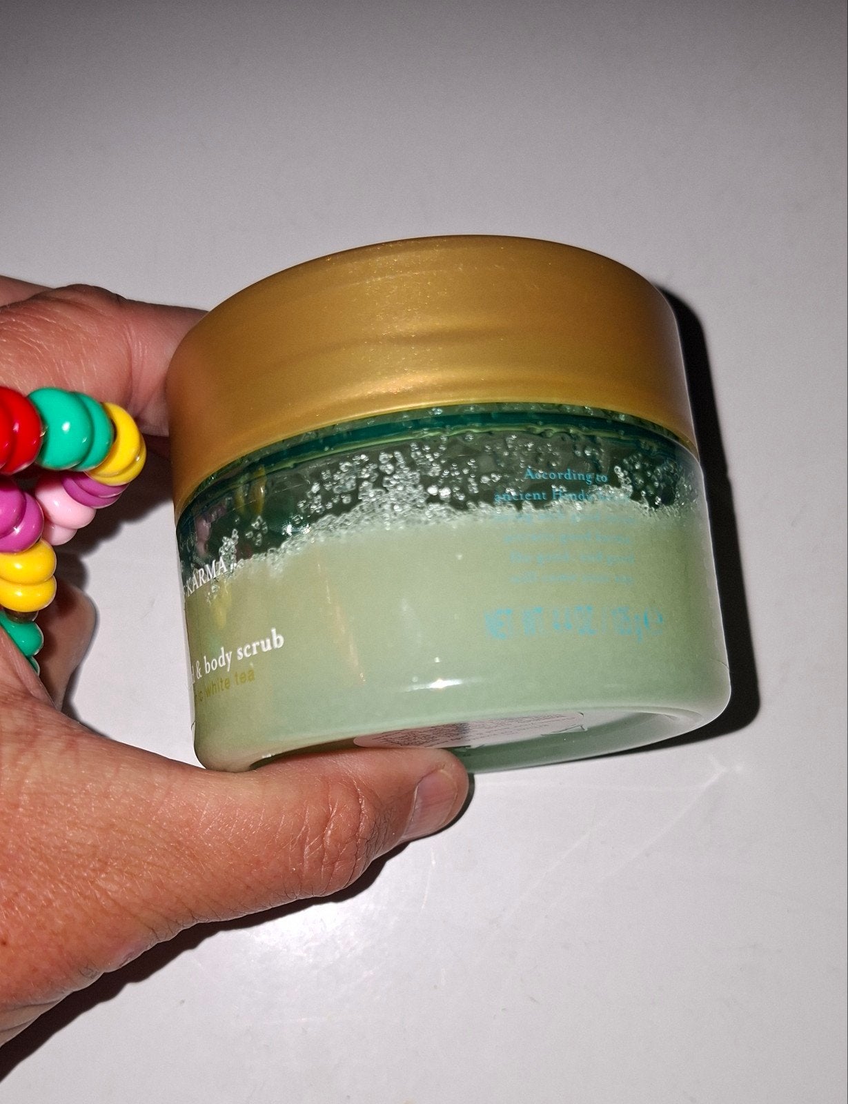 Rituals Karma Body Scrub met Witte Thee, Ophalen of Verzenden, Zo goed als nieuw, Overige typen