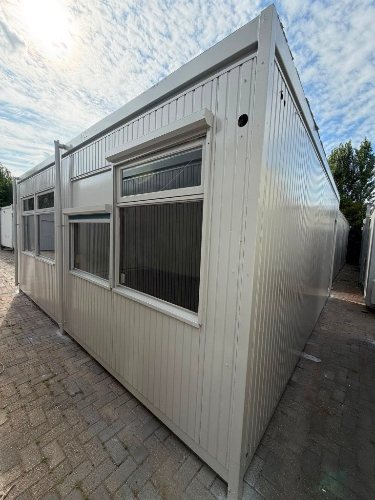 Kantoorunit, Bouw-Schaftkeet, Woonunit, Directiekeet. 6 x 6, Ophalen, Gebruikt