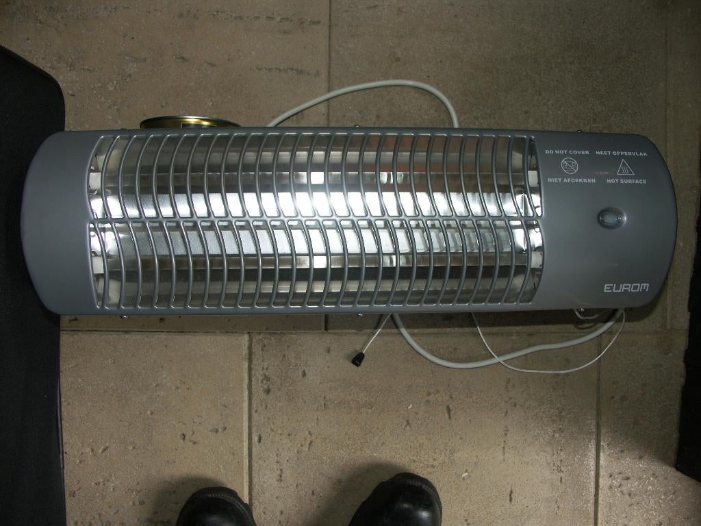 Eurom badkamer infrarood verwarming QH1203, Ophalen, Overige typen, 50 tot 100 cm, Zo goed als nieuw