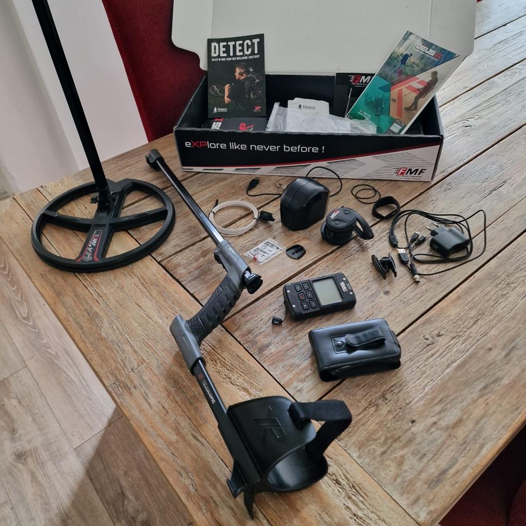 xp deus 2  met stereo hoofdtelefoon, Hobby en Vrije tijd, Metaaldetectors, Meer dan 30 cm, Ophalen of Verzenden, Zo goed als nieuw
