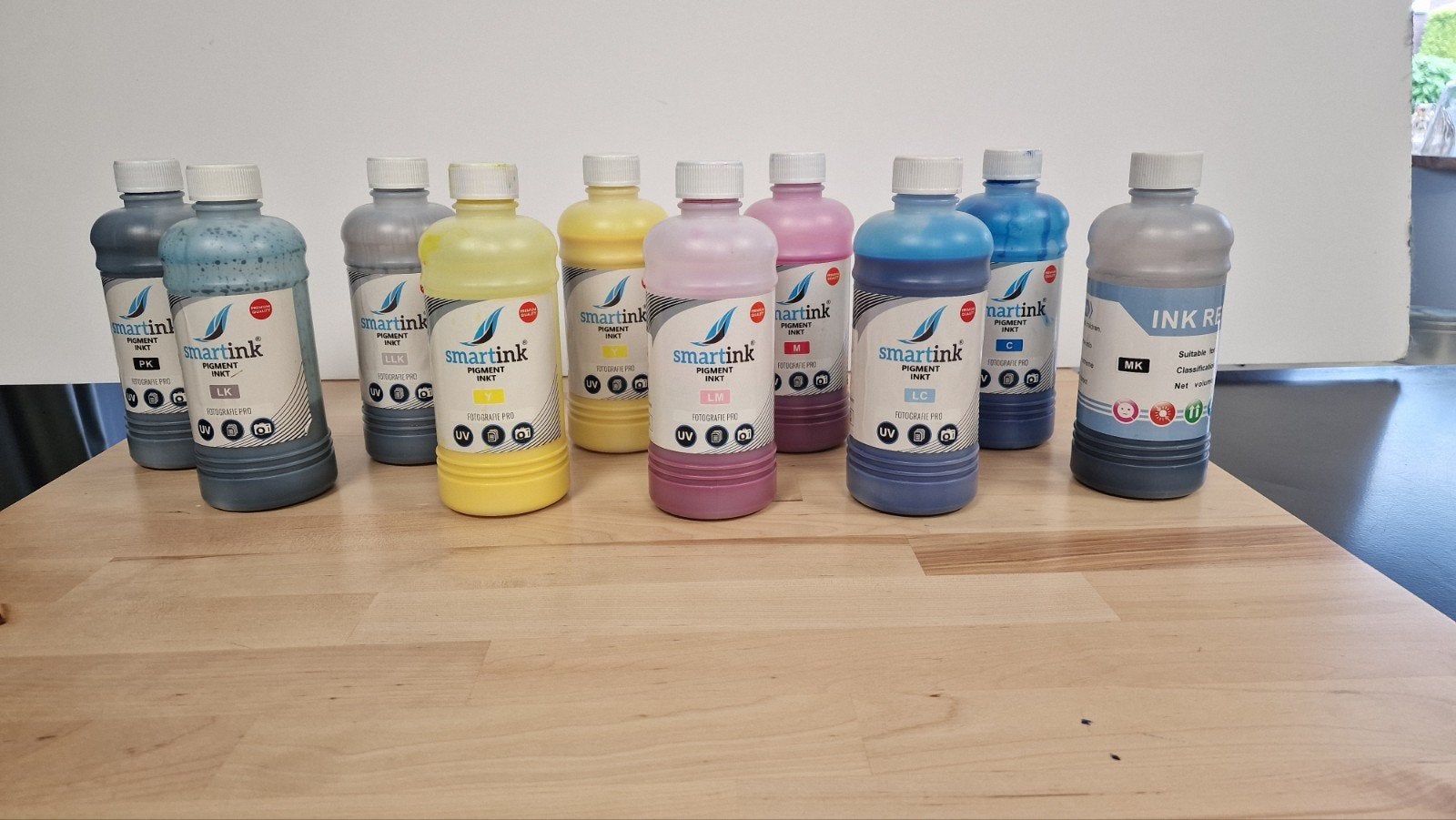 Epson styl.pro 7800/9800Pigment Inkt Navulfles. Div. Kleuren, Ophalen, Zo goed als nieuw, Cartridge, Smartink