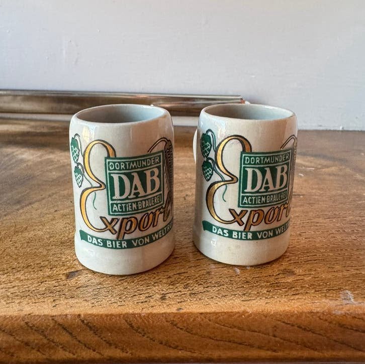 2x Mini bierpul Dortmunder Actien-Brauerei, Ophalen of Verzenden, Zo goed als nieuw, Pul(len), Overige merken