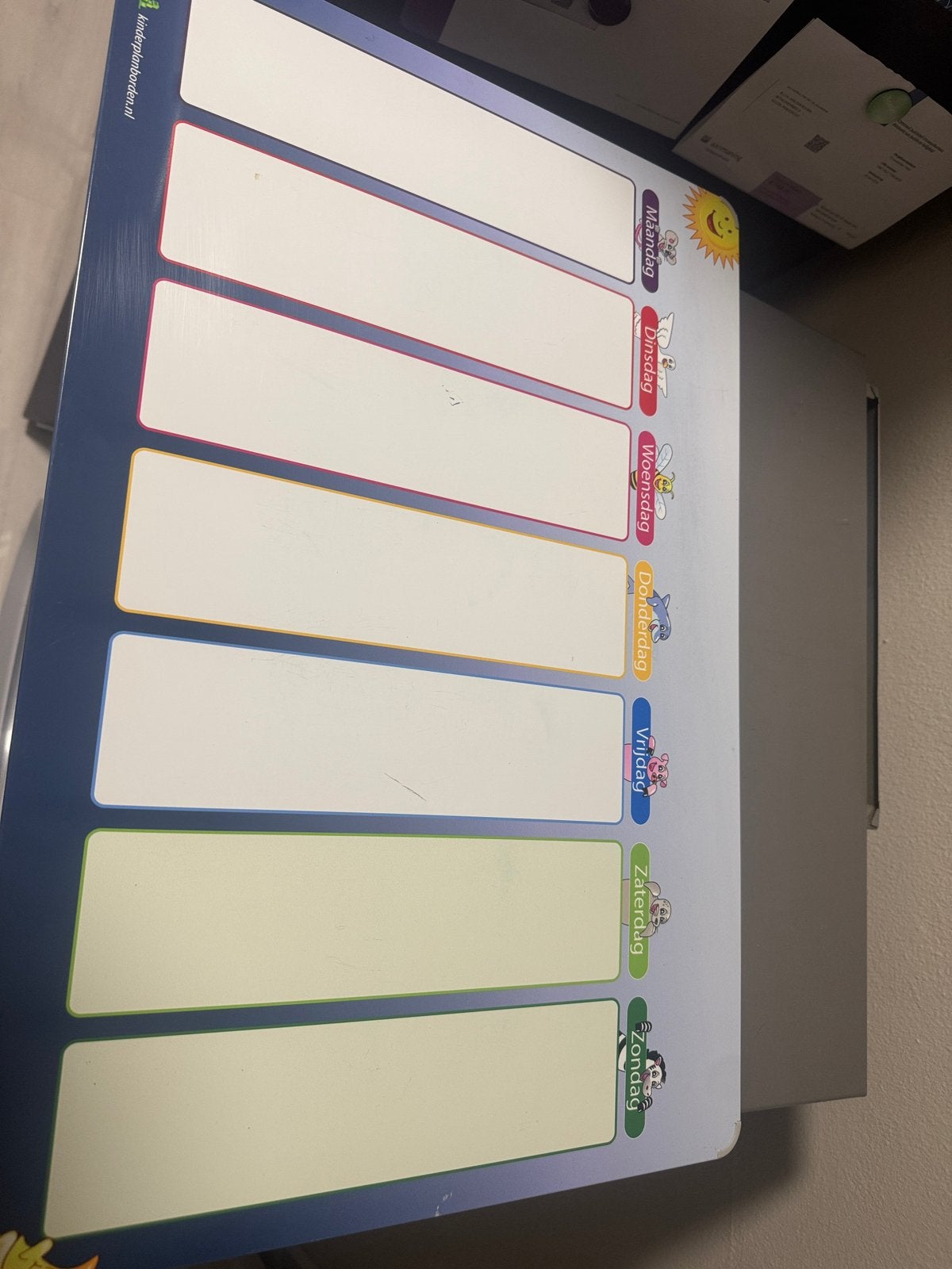 Kinder planbord (jongen), Ophalen of Verzenden, Gebruikt