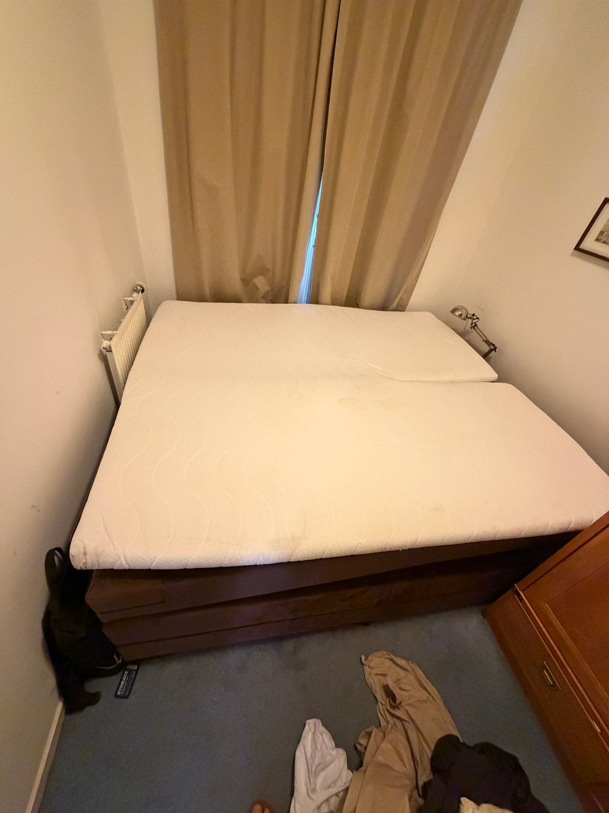 Topper 180x200 voor verstelbaar bed, Huis en Inrichting, Slaapkamer | Matrassen en Bedbodems, Ophalen, Gebruikt, Tweepersoons