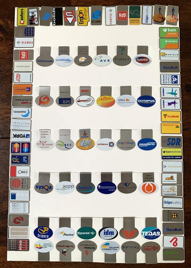 ka 63 Markclips Imciclips Promoclips 90 verschillende, Verzamelen, Verzenden, Zo goed als nieuw