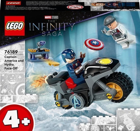 LEGO 76189 Captain America - Hydra confrontatie  (sealed), Ophalen of Verzenden, Nieuw
