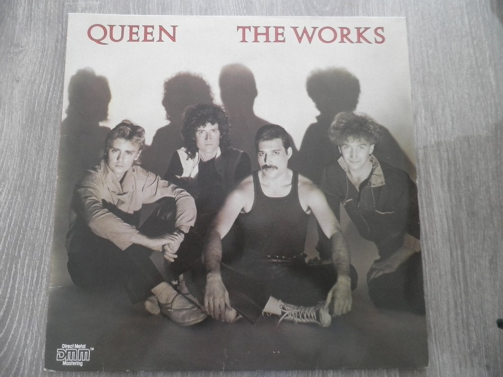 Queen The Works., Beschermende buitenhoes, Ophalen of Verzenden, Zo goed als nieuw, LP