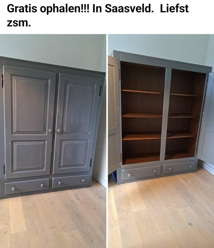 Mooie ruime kast - Gratis af te halen in Saasveld, Huis en Inrichting, Ophalen, Gebruikt