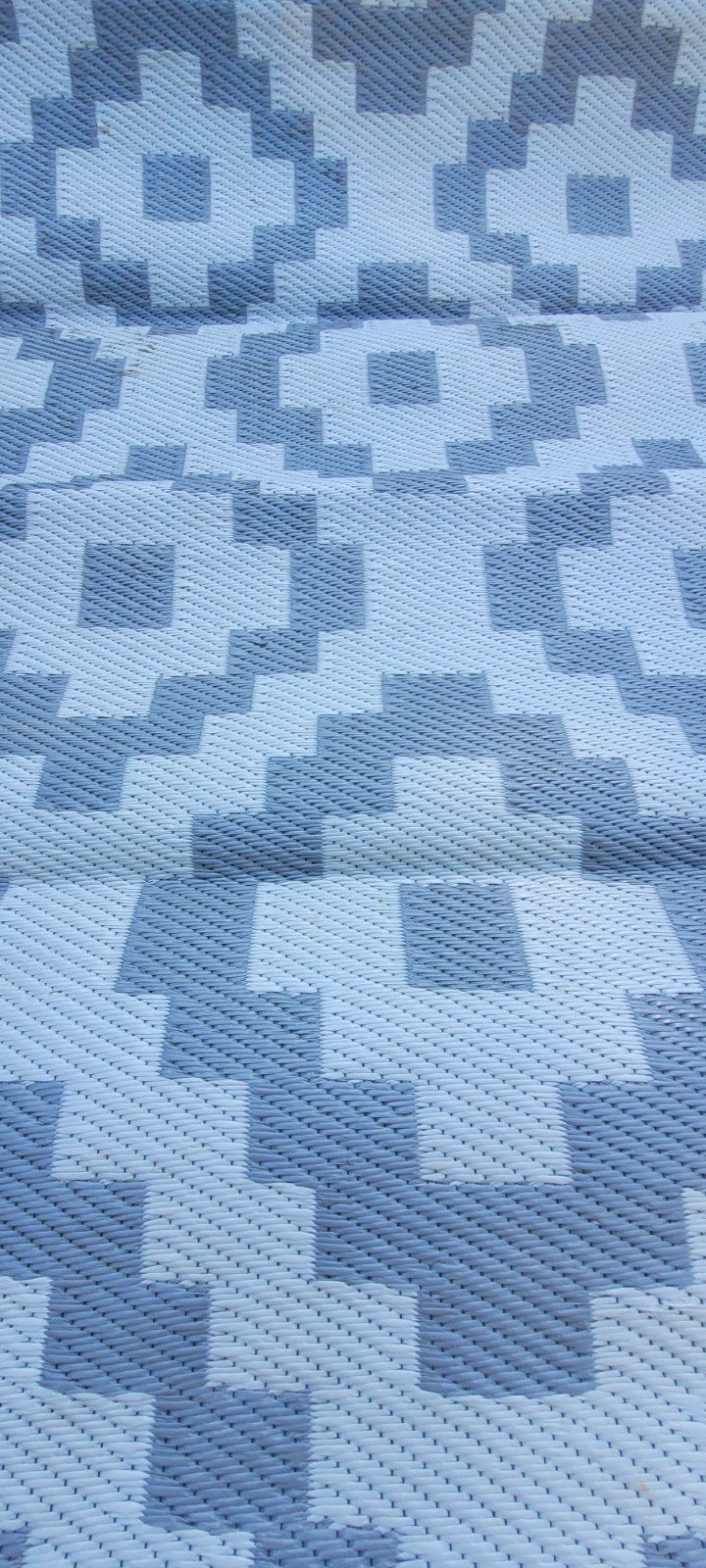Tenttapijt 5.00 x 2.50 mtr grijs diamand patroon, Ophalen, Zo goed als nieuw