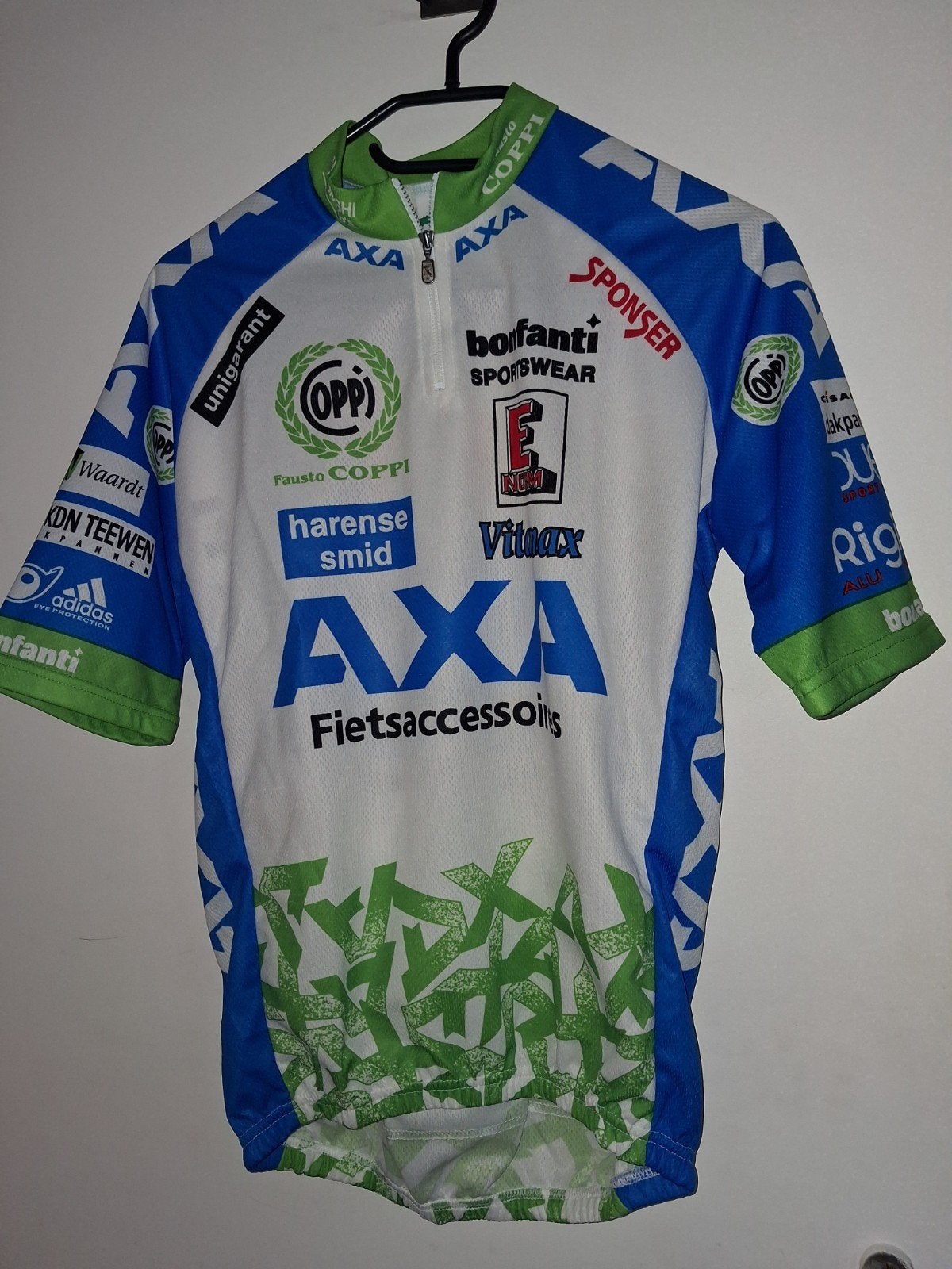 Campagnolo Bonfanti AXA Fiets shirt Wielershirt Maat 4, Campagnolo, Ophalen of Verzenden, Zo goed als nieuw, Bovenkleding