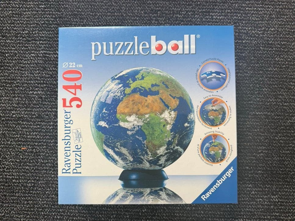 Ravensburger Puzzleball Aarde 540 stukjes, Ophalen of Verzenden, 500 t/m 1500 stukjes, Nieuw, Rubik's of 3D-puzzel