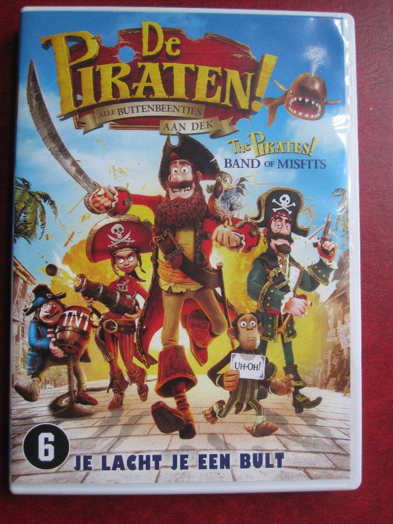 De piraten! - Alle buitenbeentjes aan dek (2012), Tekenfilm, Amerikaans, Ophalen of Verzenden, Zo goed als nieuw