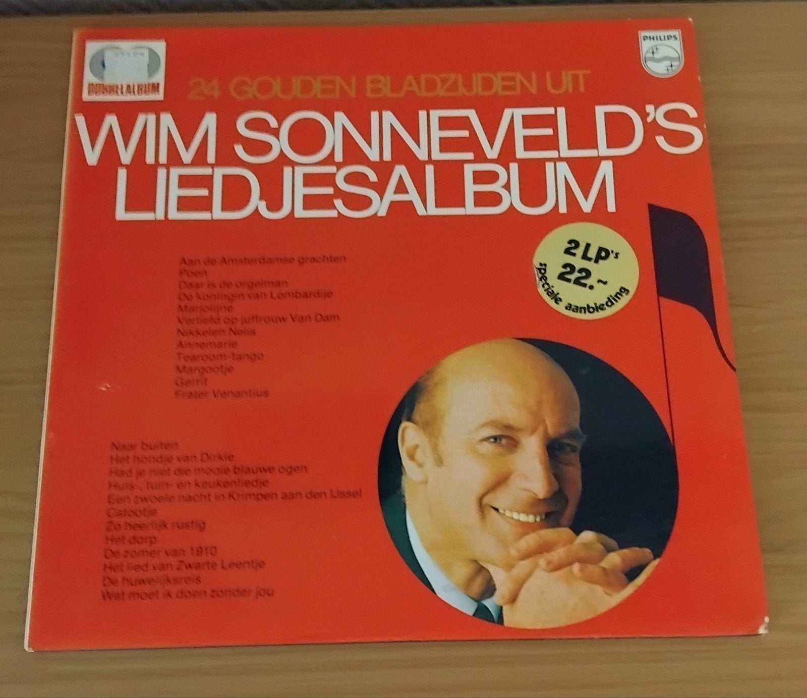 Wim Sonneveld's Liedjesalbum - 2LP - Cabaret, Gebruikt, Cabaret of Kleinkunst, Ophalen of Verzenden, Dubbel-LP