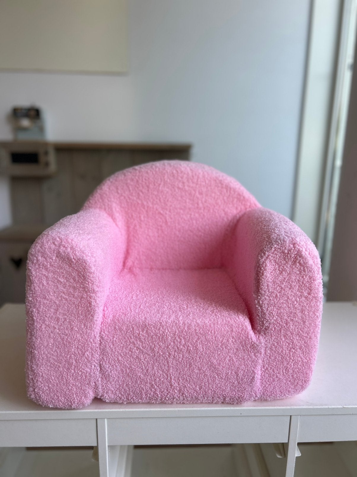 Roze kinderstoel foam, Ophalen of Verzenden, Zo goed als nieuw, Stoel(en)
