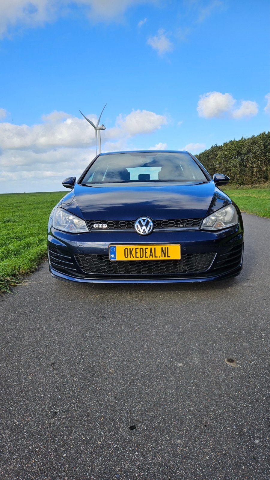 Volkswagen Golf 2.0 TDI GTD 184PK 5D DSG 2016 Blauw, Stof, Euro 6, 4 cilinders, Blauw