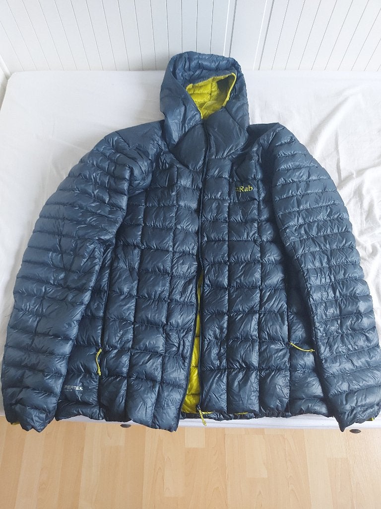 Rab Donsjas Mythic Alpine Light - Maat L, Kleding | Heren, Jassen | Winter, Maat 52/54 (L), Blauw, Ophalen of Verzenden, Zo goed als nieuw