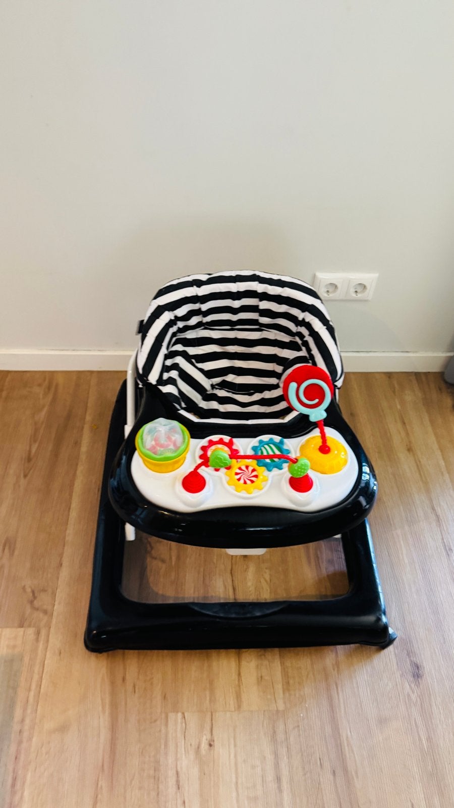 Prénatal Babywalker - Zwart/Wit met Speelpaneel, Ophalen, Zo goed als nieuw, Overige typen, Met licht