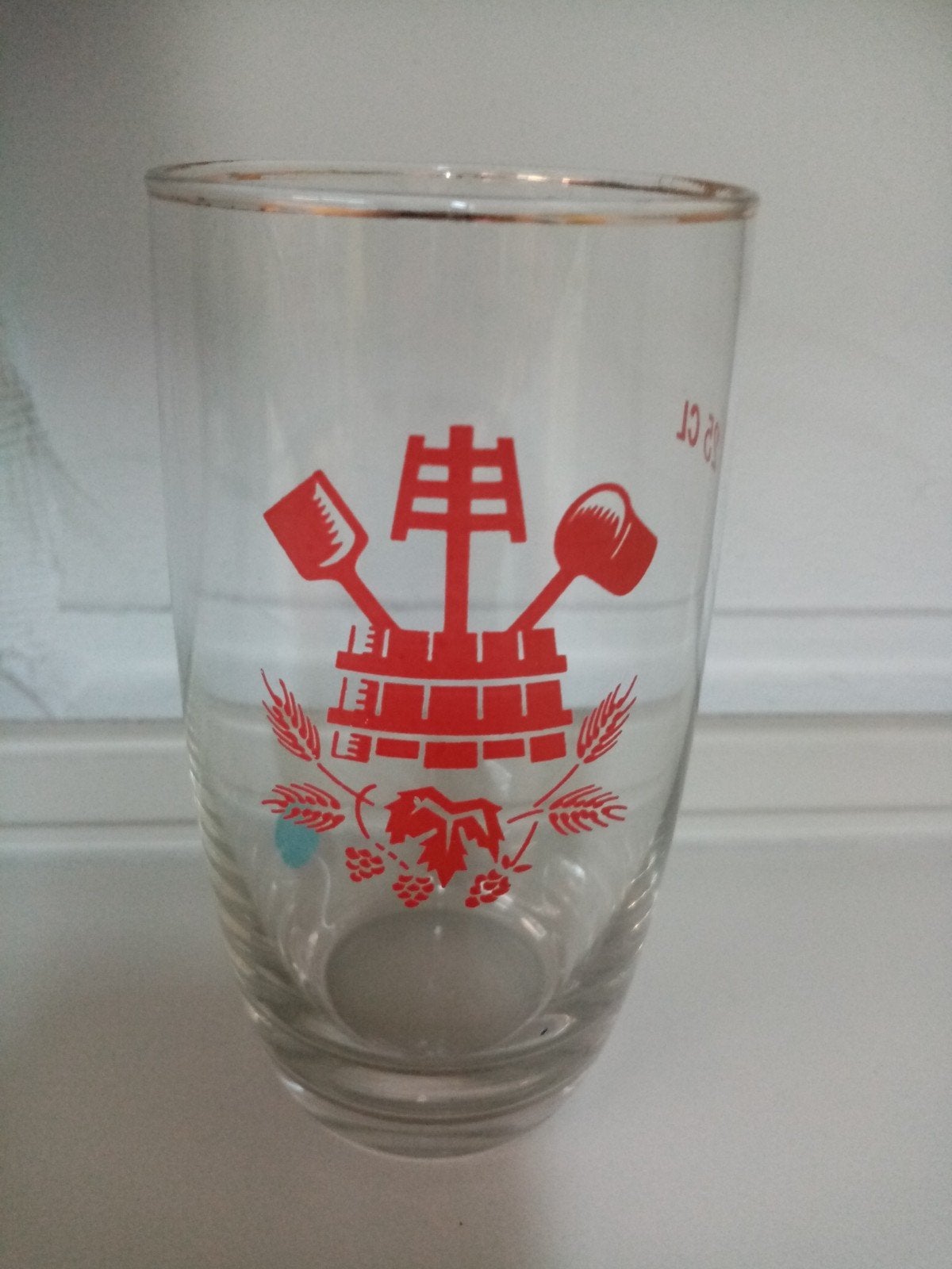 Tonnetje bierglas, Ophalen of Verzenden, Zo goed als nieuw, Glas of Glazen, Overige merken