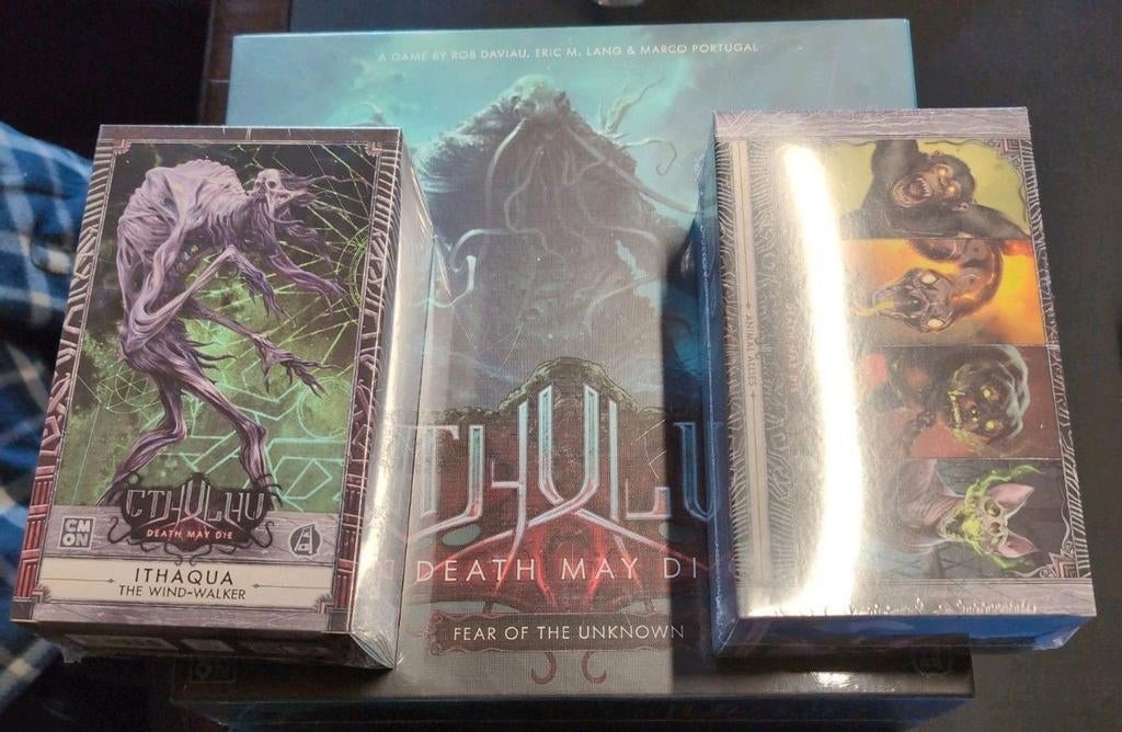 Cthulhu death may die, fear of the unknown,Ithaqua & animal, Een of twee spelers, Ophalen of Verzenden, Nieuw, CMON