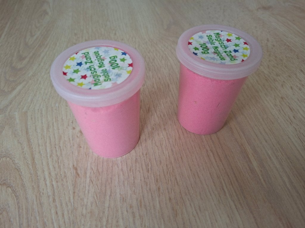 2 potjes speelzand, Ophalen of Verzenden, Zo goed als nieuw, Ontdekken
