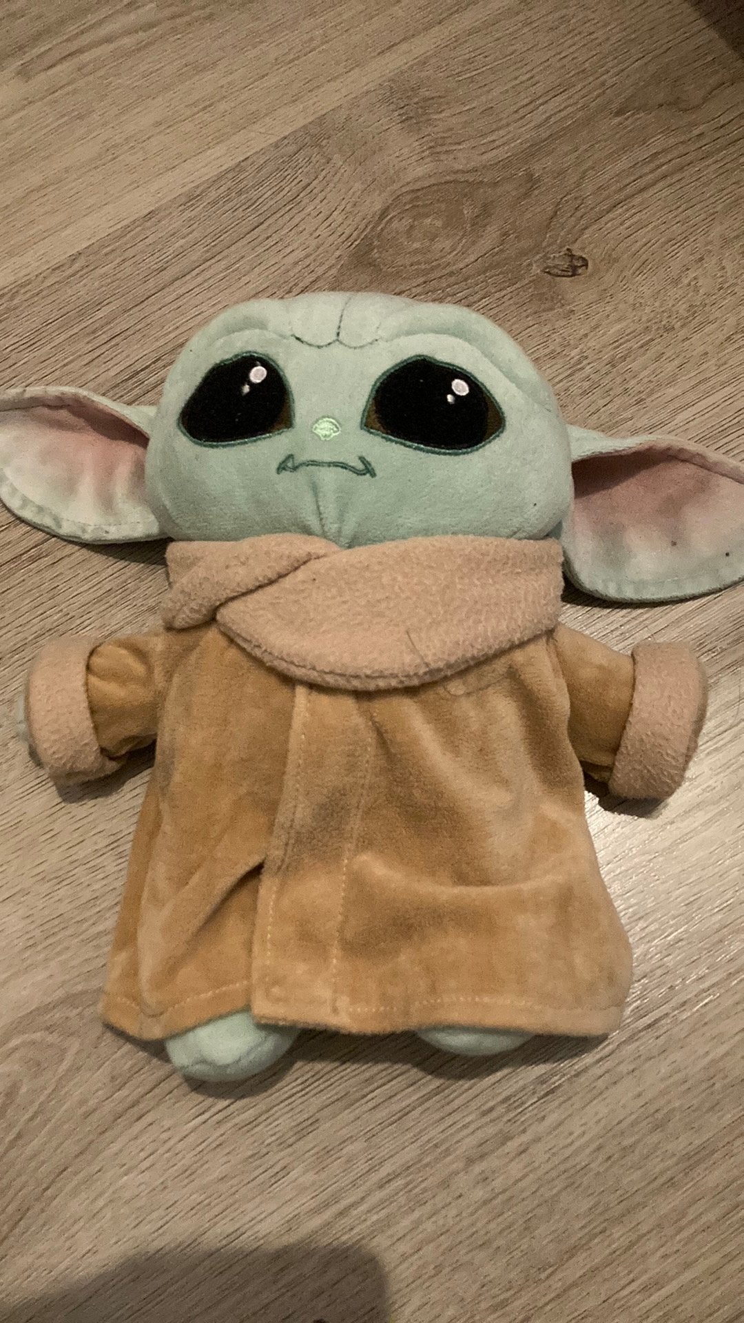 Baby yoda knuffel, Groen, Overige typen, Ophalen of Verzenden, Zo goed als nieuw