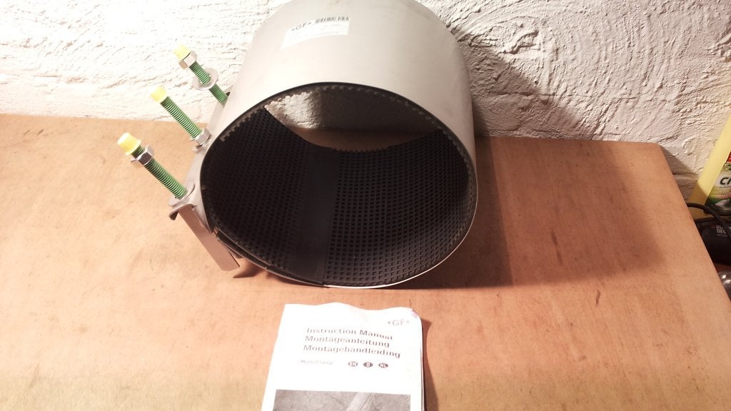 Multi/Clamp reparatiekoppeling GF water / gas, Doe-het-zelf en Verbouw, Verzenden, Nieuw, Boiler, Minder dan 3 jaar oud