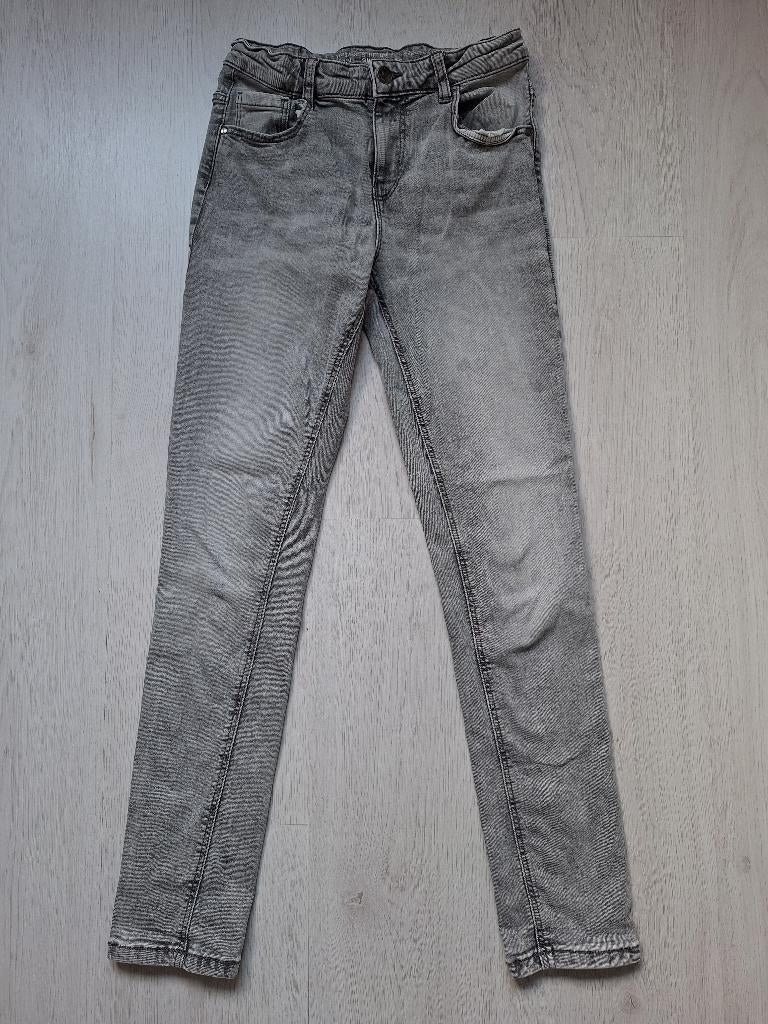 Grijze skinny jeans van Primark, maat 152, Broek, Gebruikt, Ophalen of Verzenden, Primark