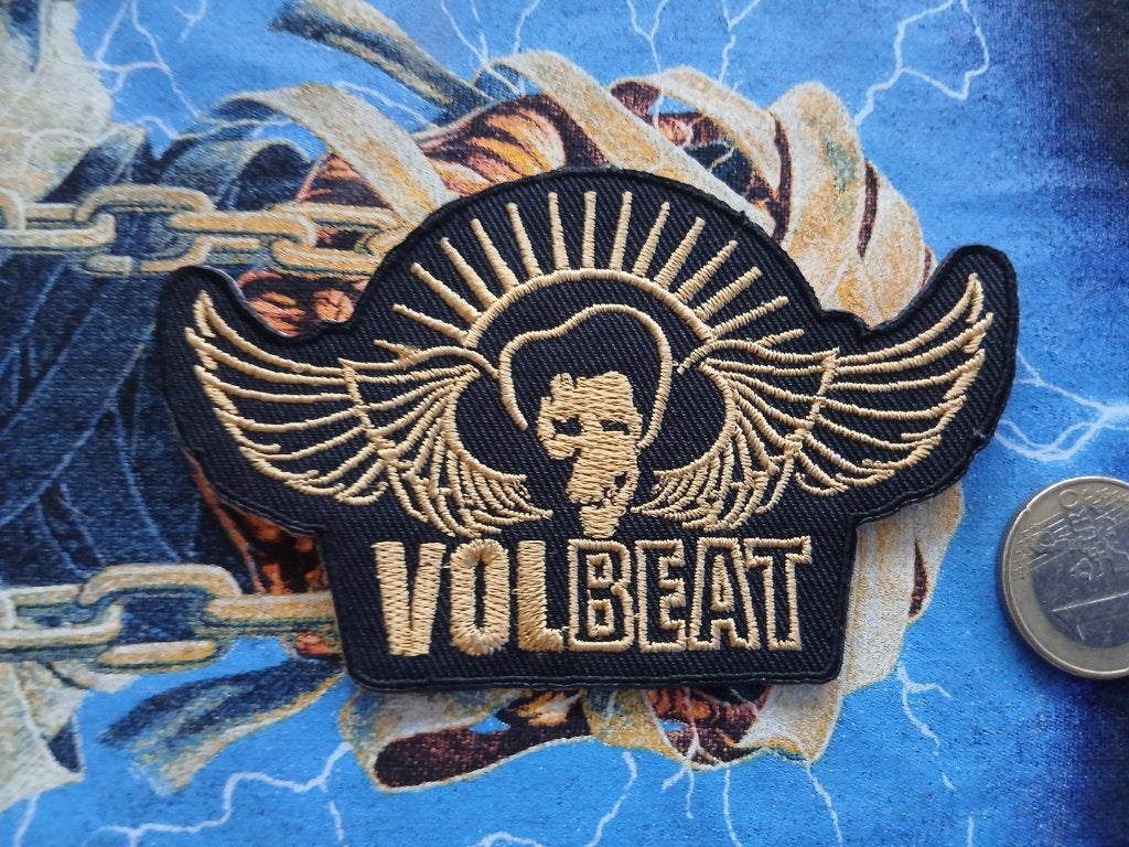 Volbeat mooie shaped patch v63, Ophalen of Verzenden, Nieuw, Kleding