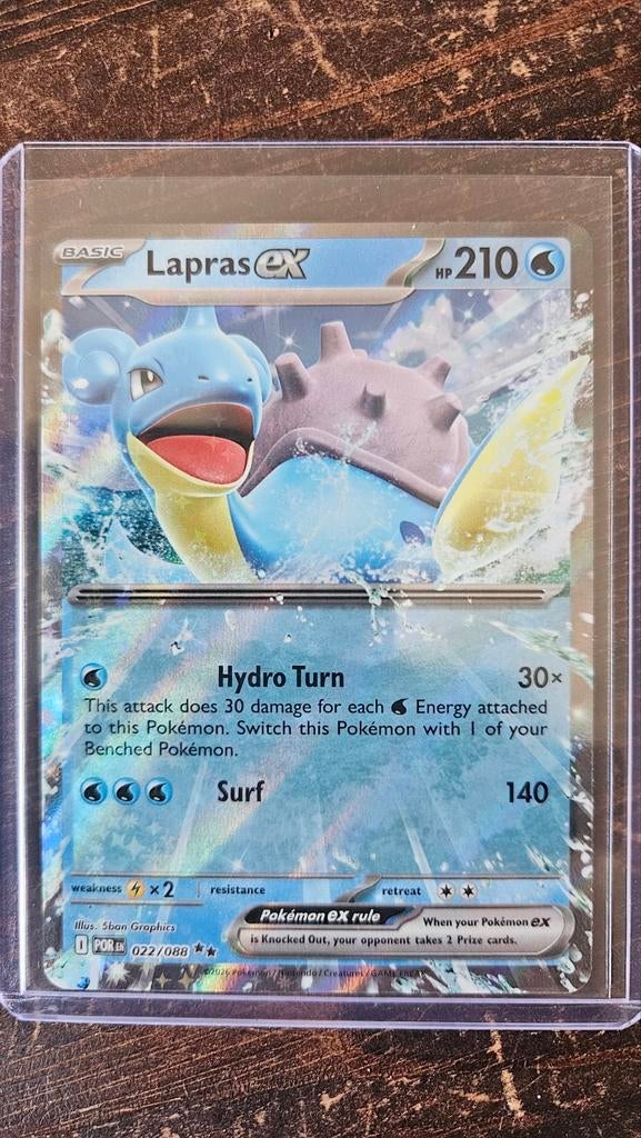 Lapras EX Pokémon kaart 022/088, Ophalen of Verzenden