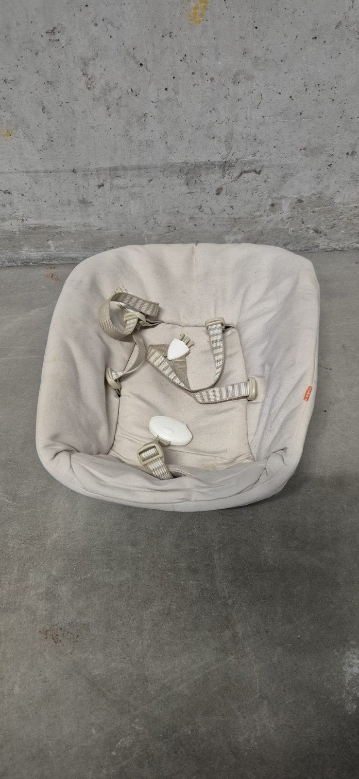 Stokke Tripp Trapp Newborn Set, Ophalen of Verzenden, Gebruikt, Meegroeistoel, Gordel(s)