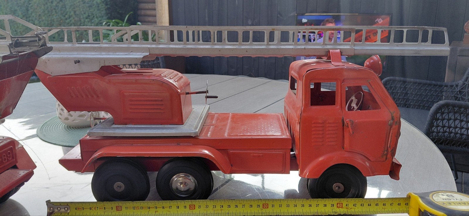Russische Blikken Brandweerwagen CIM 1981 - 64cm, Ophalen of Verzenden