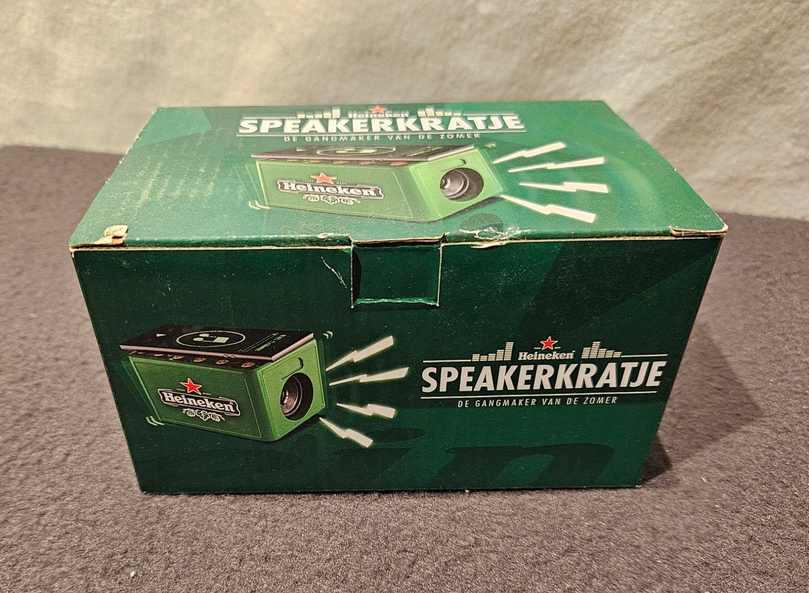 Originele Heineken Speakerkratje - Nieuw in doos, Ophalen of Verzenden, Nieuw, Overige typen, Heineken