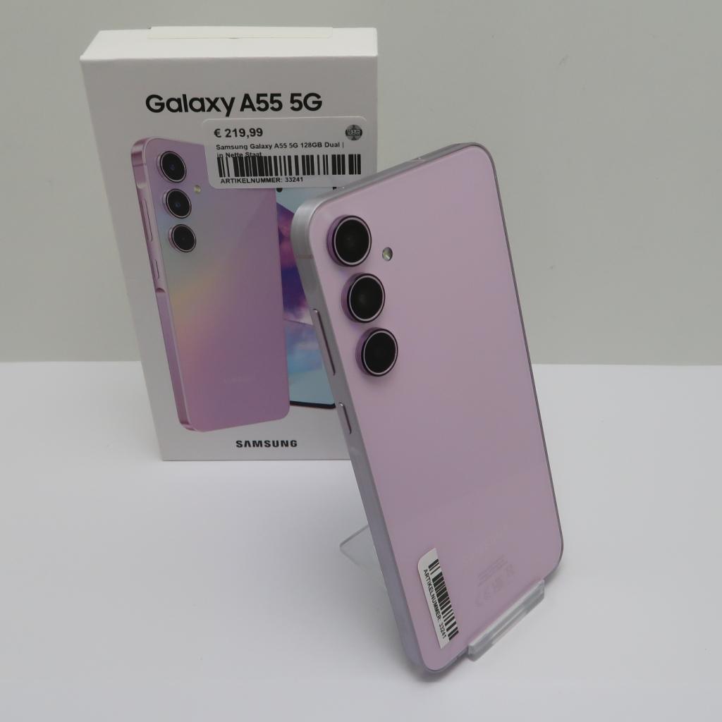 Samsung Galaxy A55 5G 128GB Dual | in Nette Staat, Niet ingevuld, Zo goed als nieuw, Niet ingevuld, Niet ingevuld