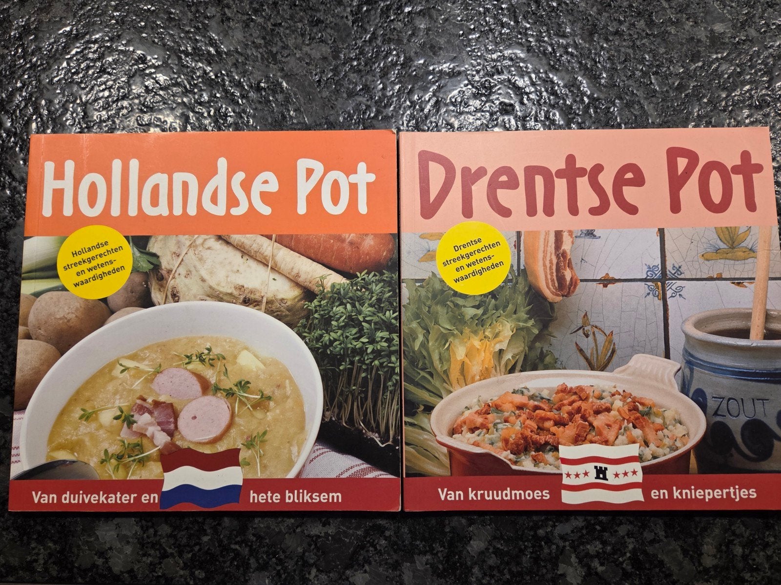 Hollandse Pot & Drentse Pot kookboeken (2 stuks), Ophalen of Verzenden, Hoofdgerechten, Nederland en België, Onbekend