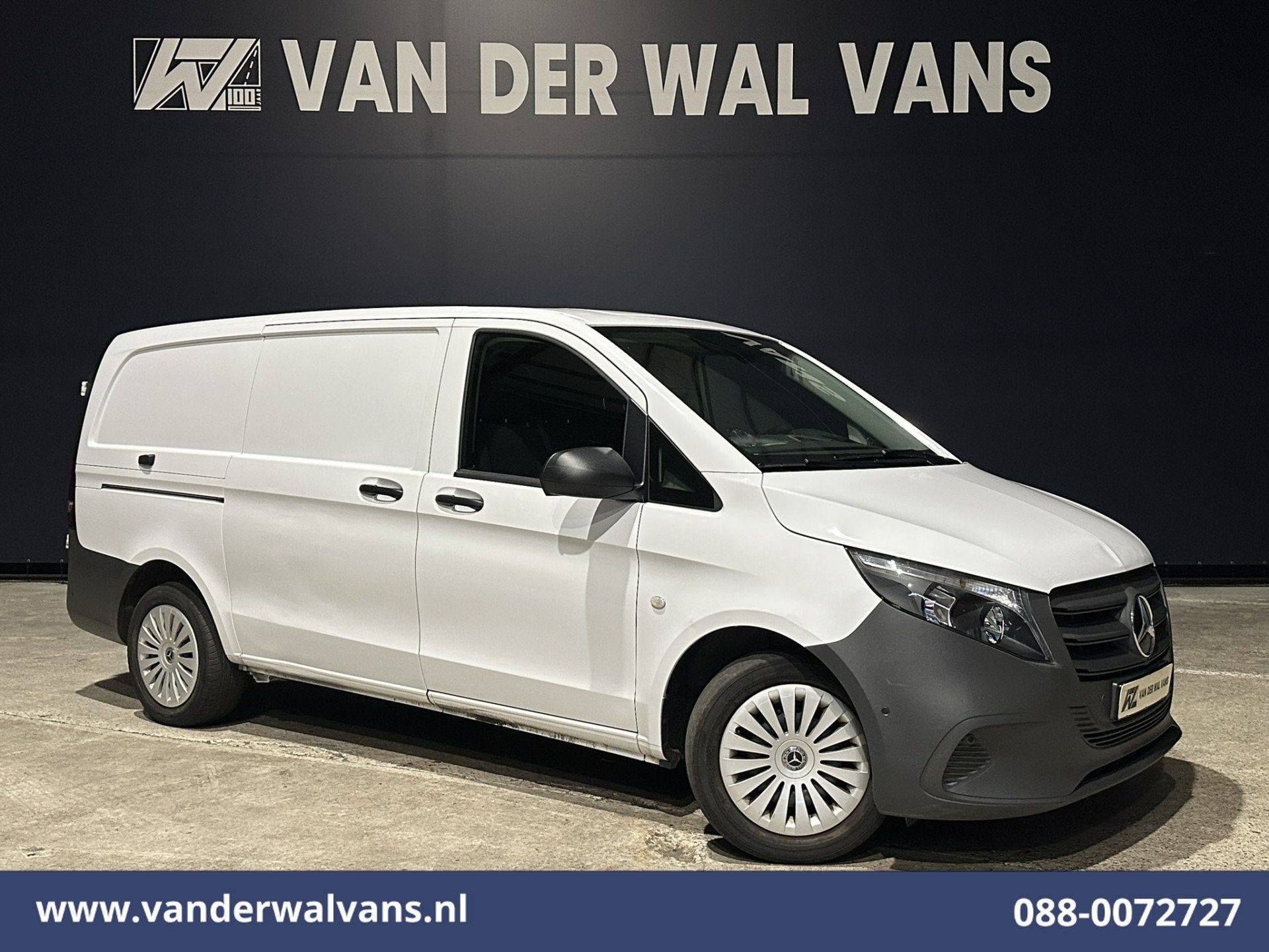 Mercedes-Benz Vito 116 CDI 164pk L2H1 Euro6 Airco | Camera |, Dealer onderhouden, Gebruikt, 4 cilinders, Wit