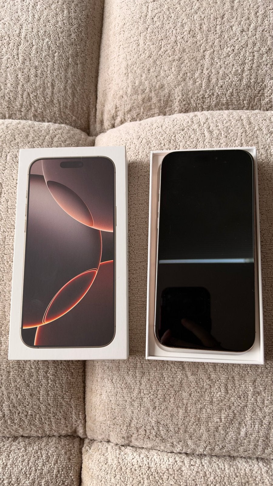 iPhone 16 Pro Max Goud 256GB met doos en kabel