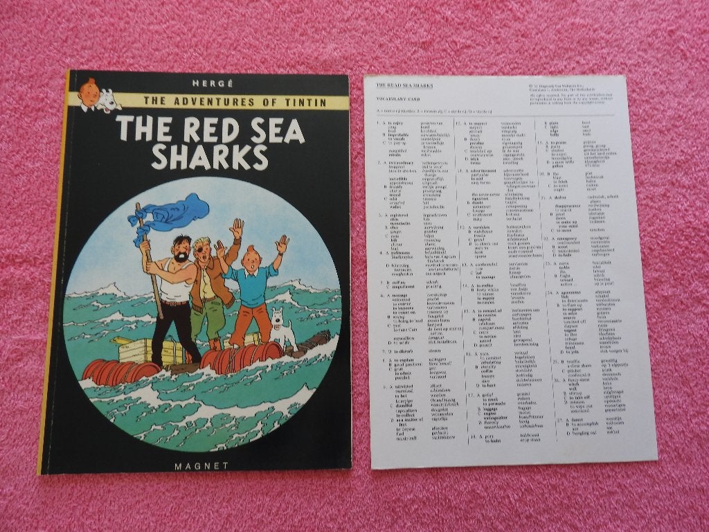 Tintin - The red sea Sharks - Kuifje - Engelse uitgave, Eén stripboek, Ophalen of Verzenden, Zo goed als nieuw