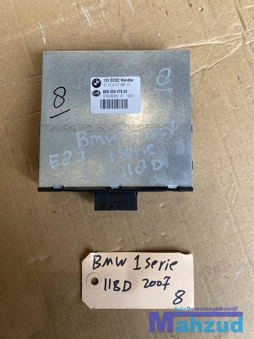 BMW 1 SERIE E87 Hella DCDC ABS Computer module 61429127088, Auto-onderdelen, Petuelring 130
80788  Munich, DE, Gebruikt, Info@bmw.de